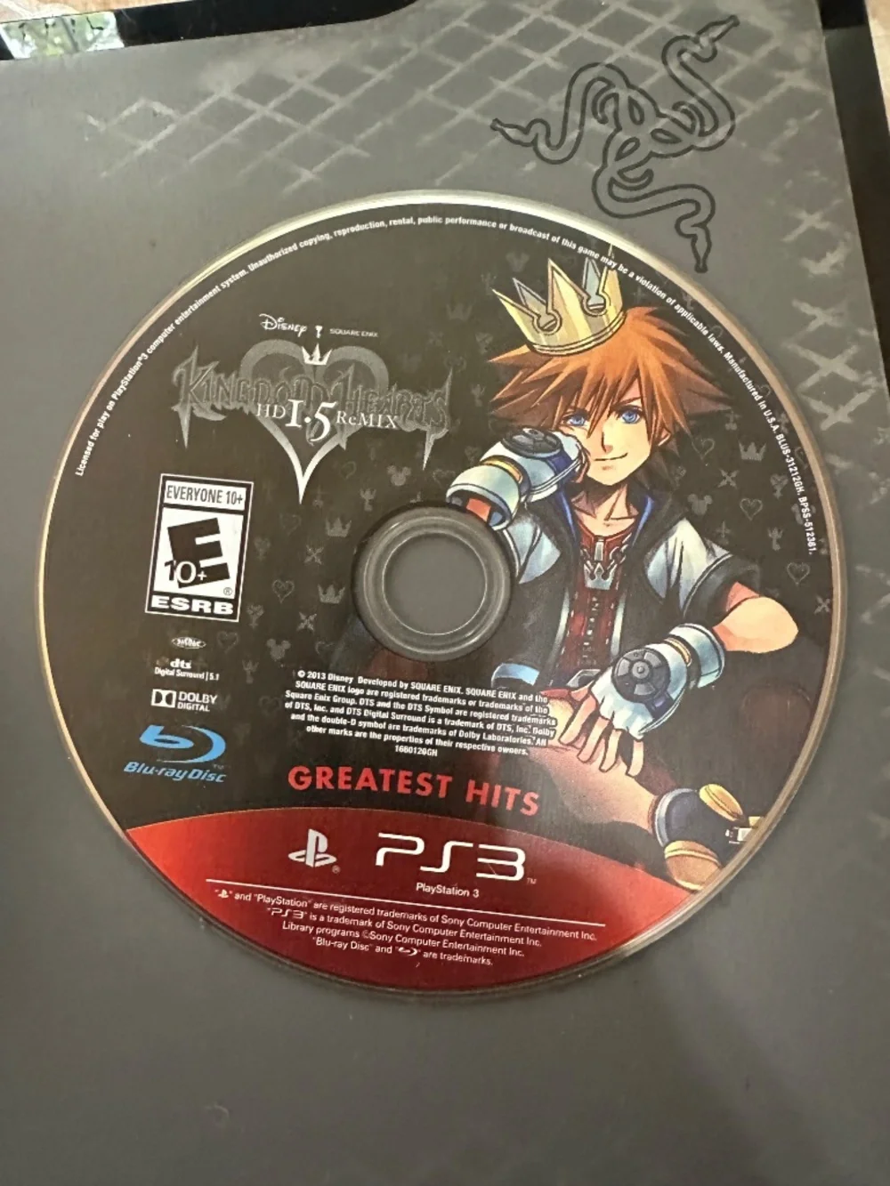 God of War PS4 & Kingdom Hearts HD 1.5 ReMIX PS3 Lot Includes Tales of Symphonia